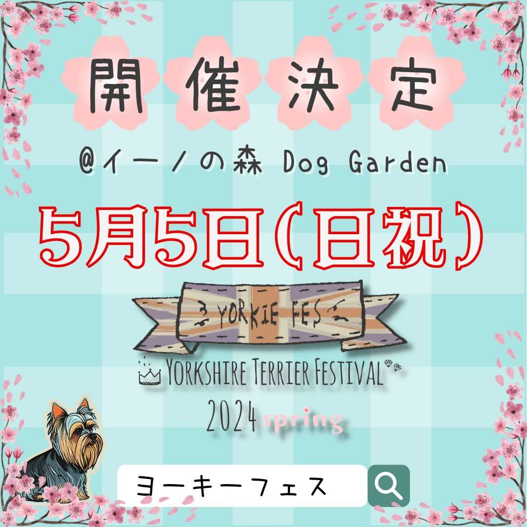 ヨーキーフェス2024 Spring – Yorkie Festival 2024 Spring –の画像