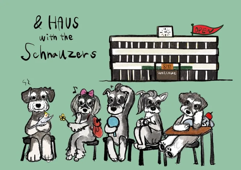 Kasama &HAUS with the schnauzers シュナウザー学校の画像