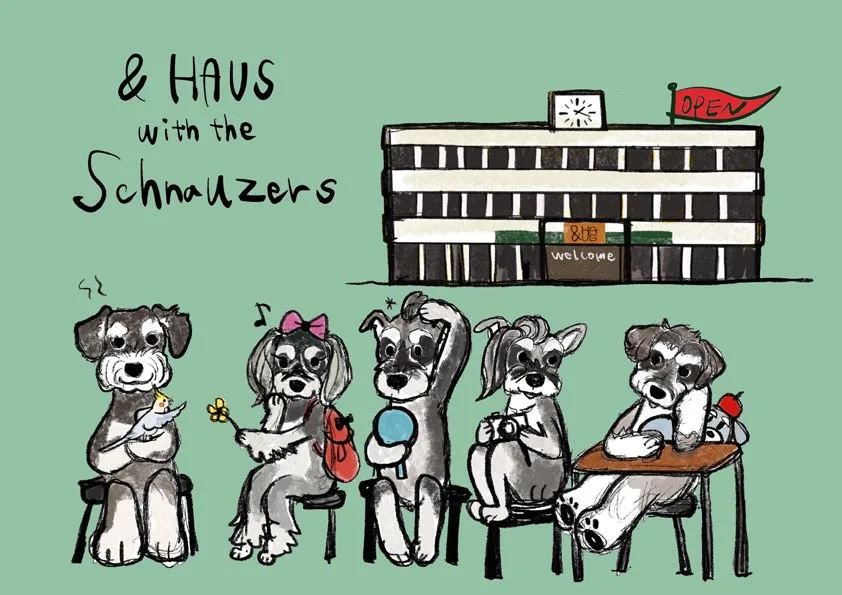 Kasama &HAUS with the schnauzers シュナウザー学校の画像