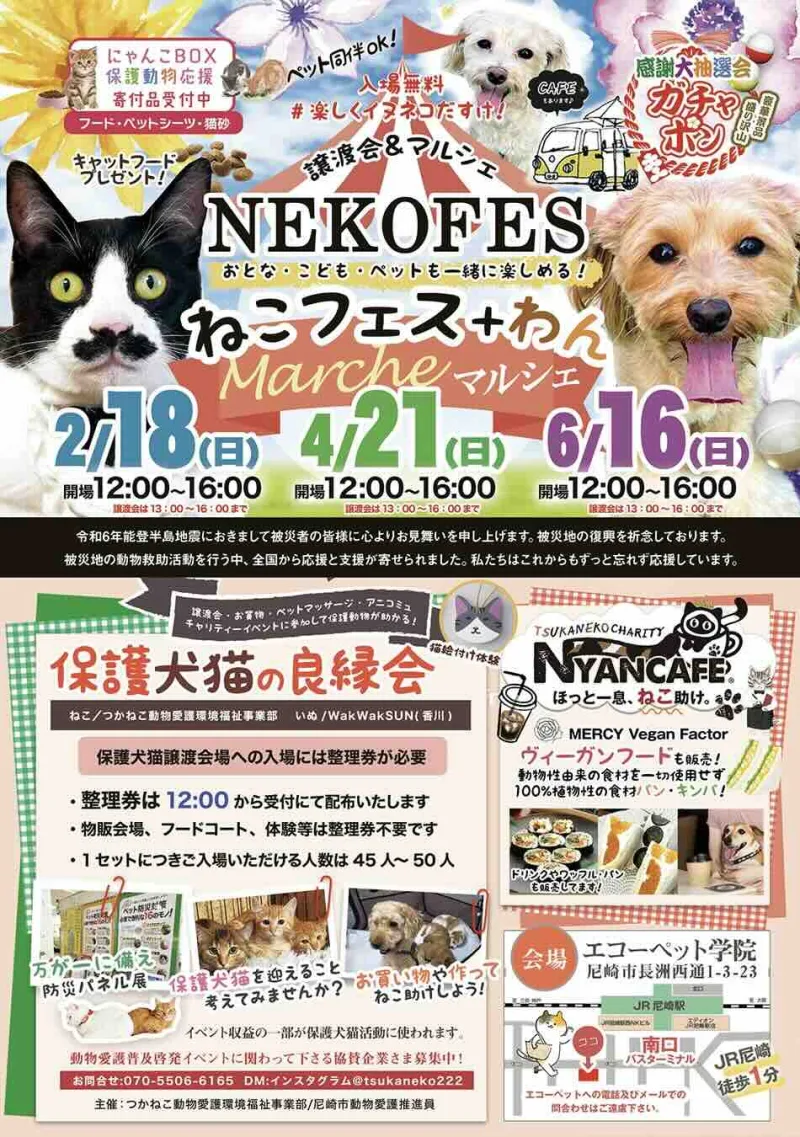 『ねこフェス＋わんマルシェの画像