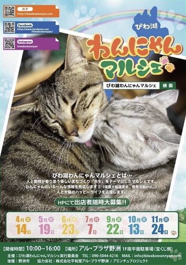 びわ湖わんにゃんマルシェ2024の画像