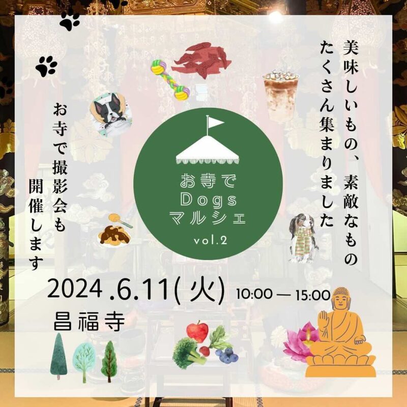 第2回 お寺でマルシェ in 昌福寺の画像
