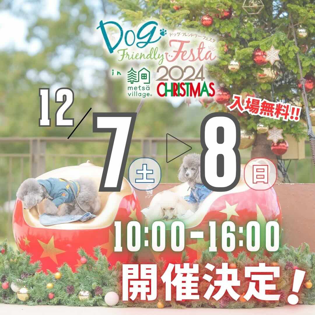 ドッグフレンドリーフェスタ in メッツァビレッジ 2024 Christmasの画像