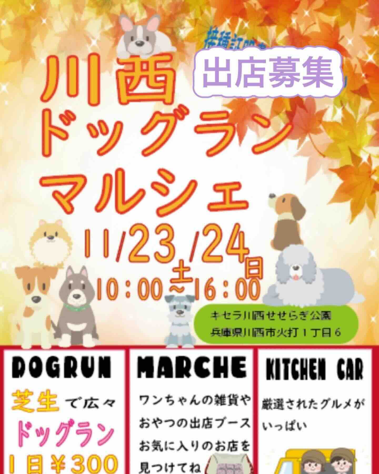 川西ドッグランマルシェの画像