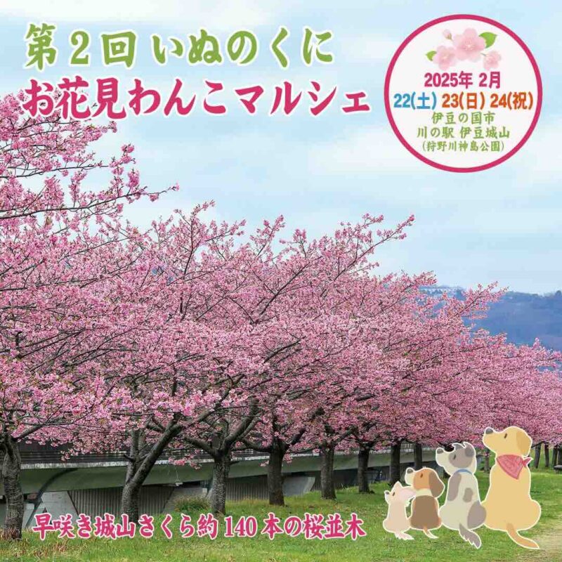 第2回 いぬのくに お花見わんこマルシェの画像