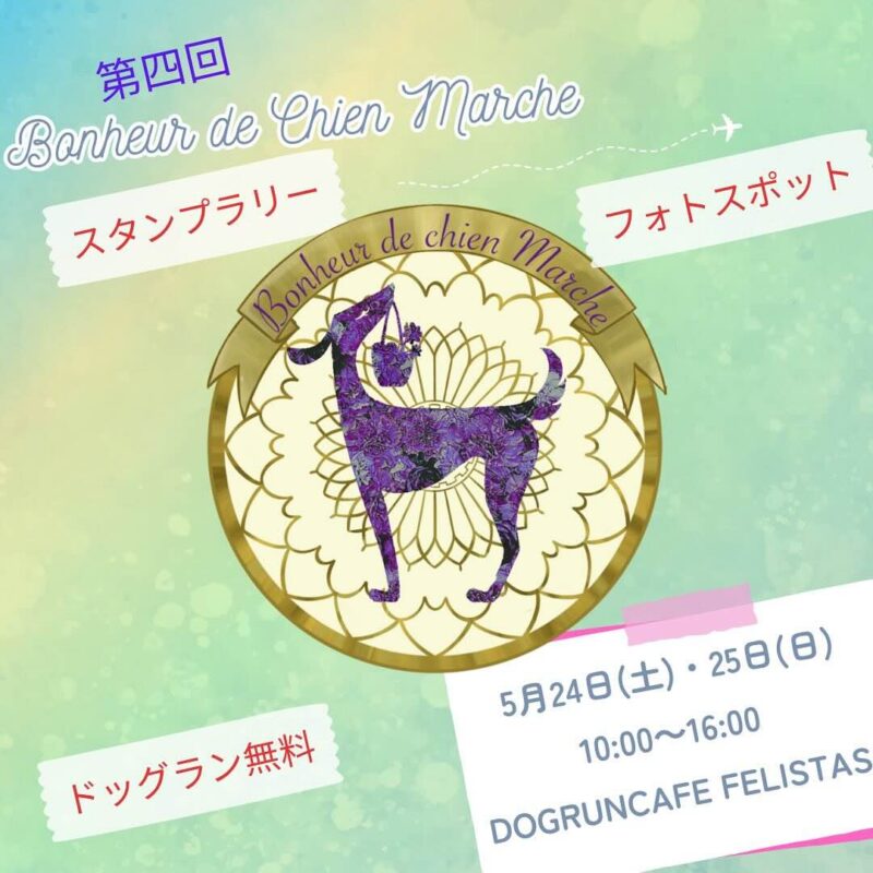 第4回 Bonheur de Chien Marche ~愛犬と幸せな時間を~のイベント画像