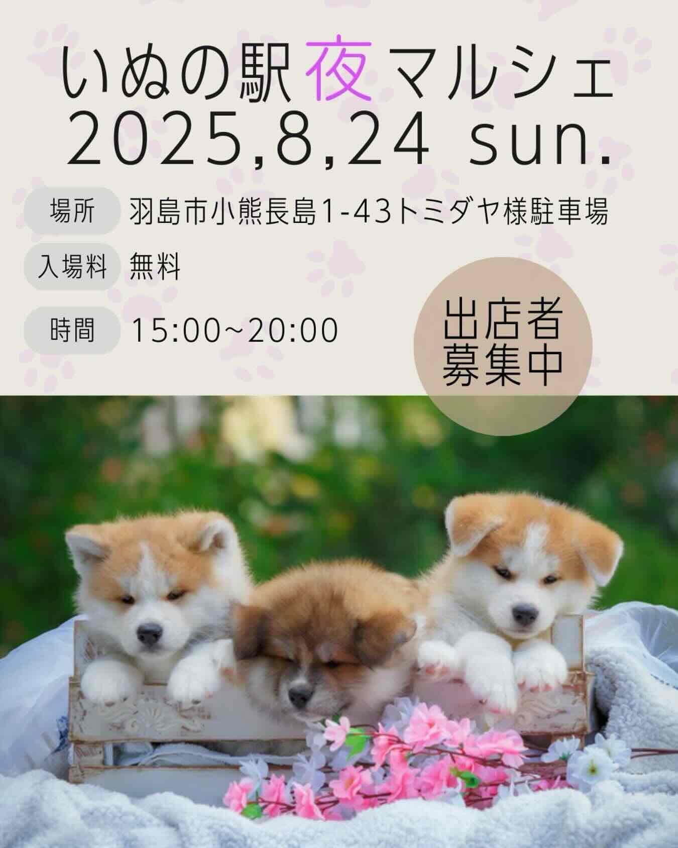 いぬの駅マルシェのイベント画像