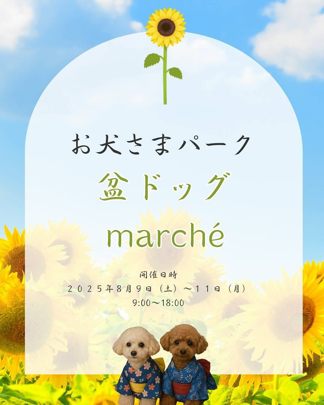犬さまパーク盆ドッグmarchéのイベント画像