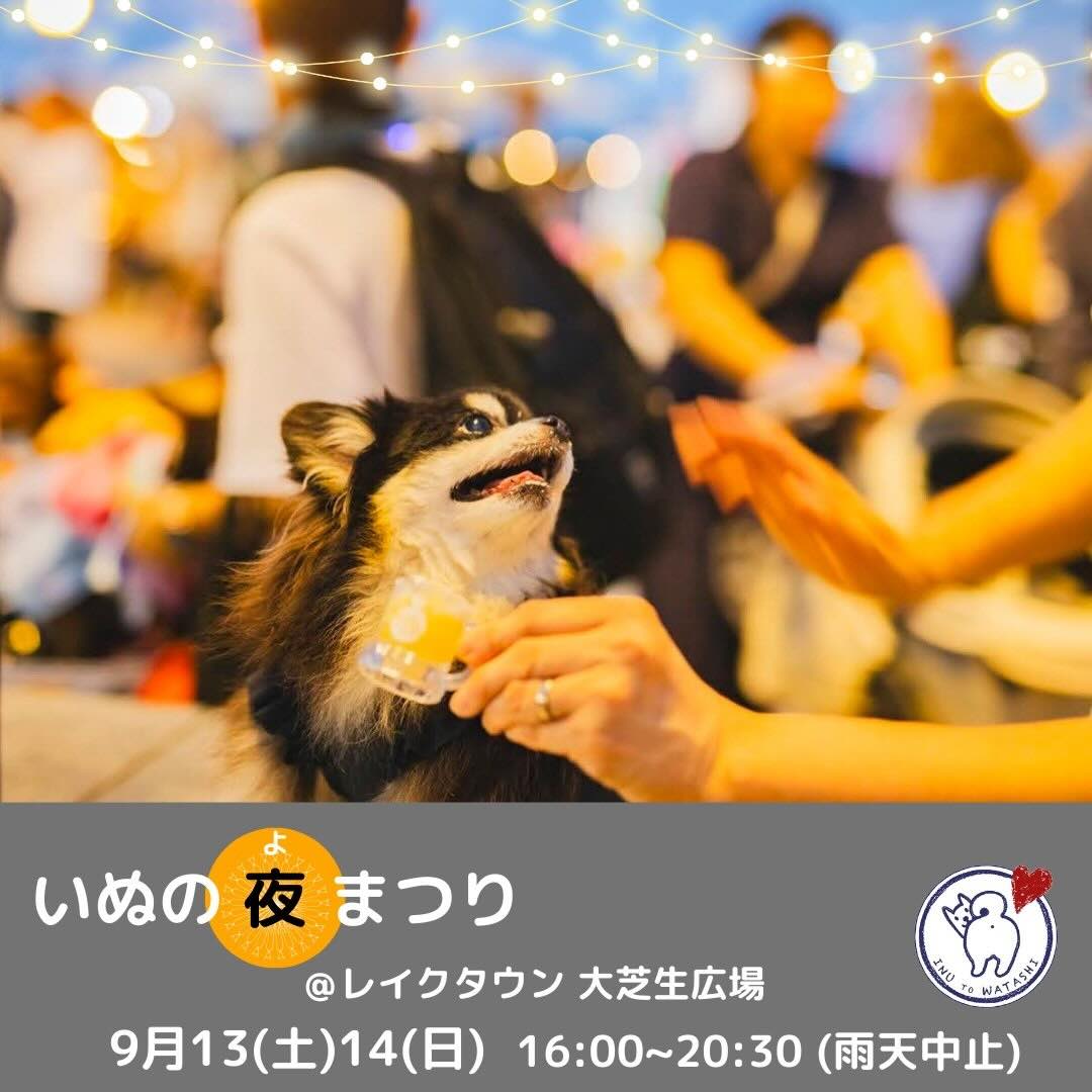 いぬの夜まつり@レイクタウン大芝生公園のイベント画像