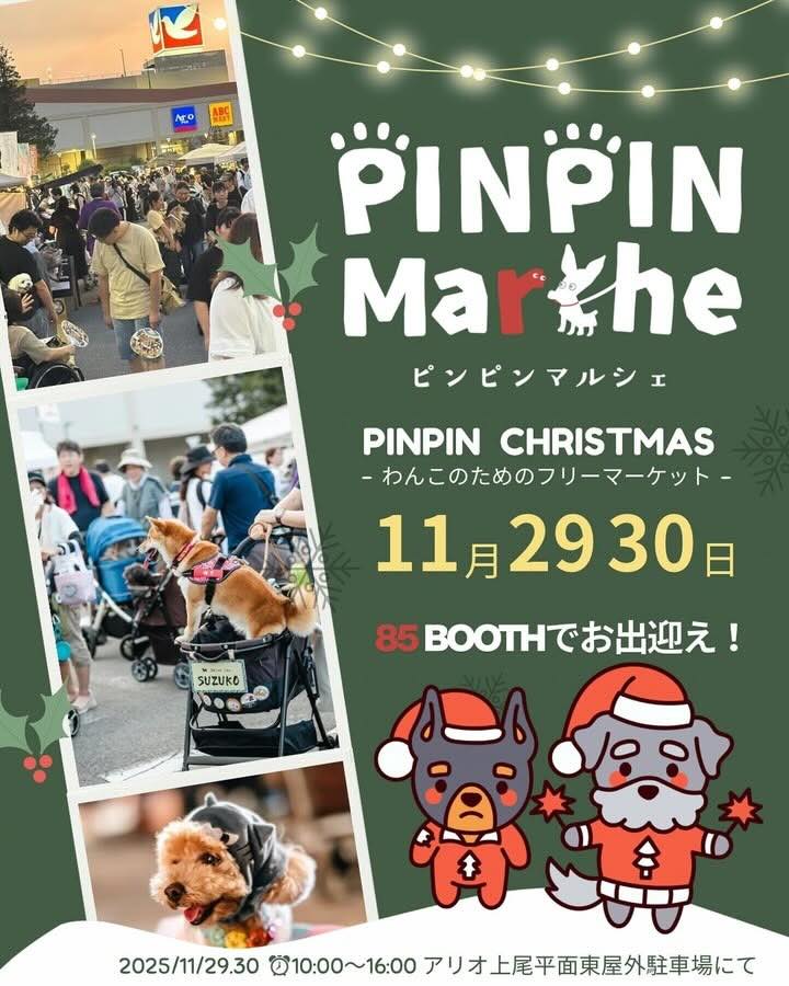 埼玉県上尾市】2025年11月29日（土）、30日（日）わんこのためのフリー