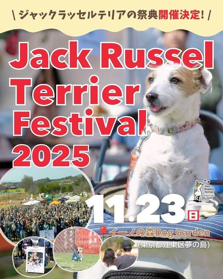 ジャックラッセルテリアフェスティバル 2025 meets イーノの森Dog Gardenのイベント画像