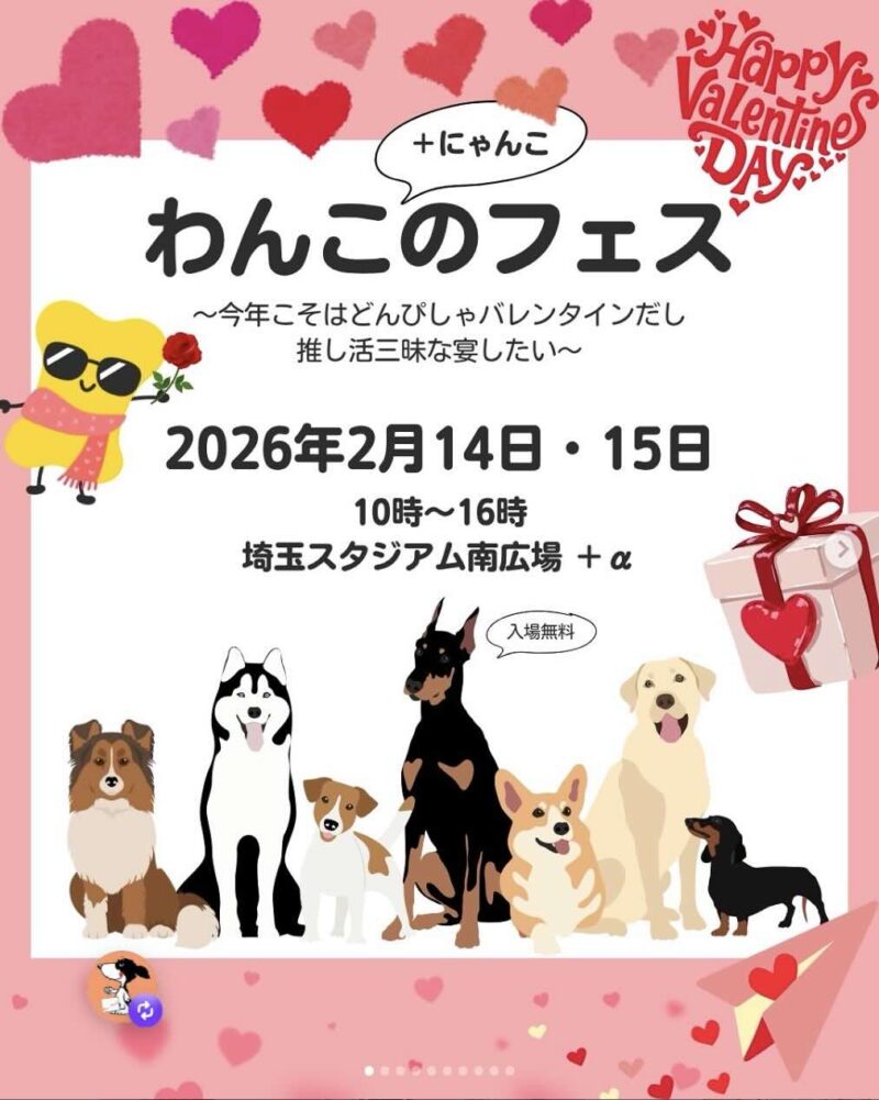 第6回わんこのフェス～今年こそはどんぴしゃバレンタインだし推し活三昧な宴したい～のイベント画像