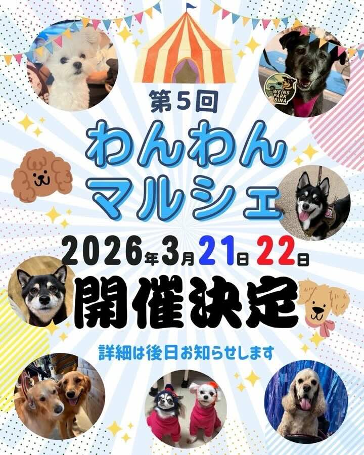 第5回わんわんマルシェのイベント画像