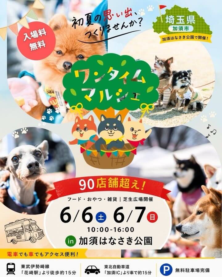 ワンタイムマルシェ @加須はなさき公園のイベント画像