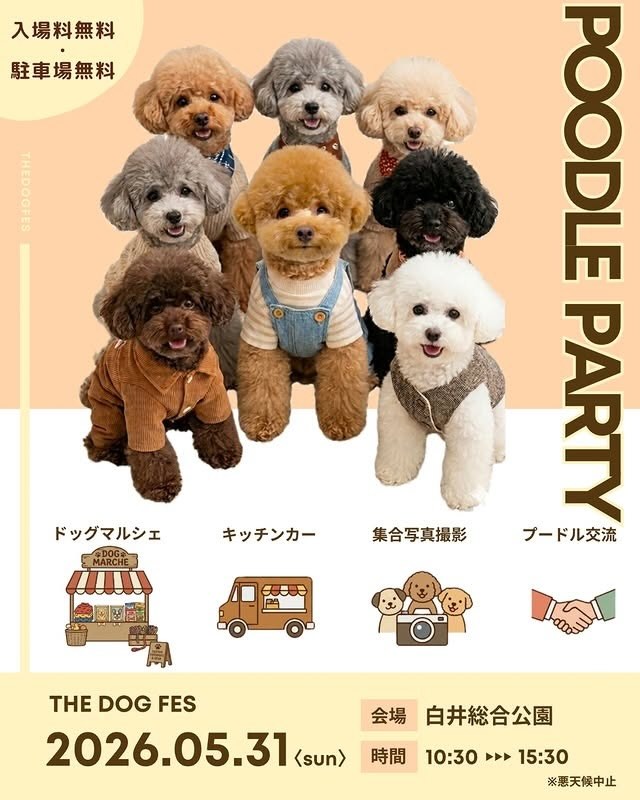 THE DOG FES-POODLE PARTY-のイベント画像
