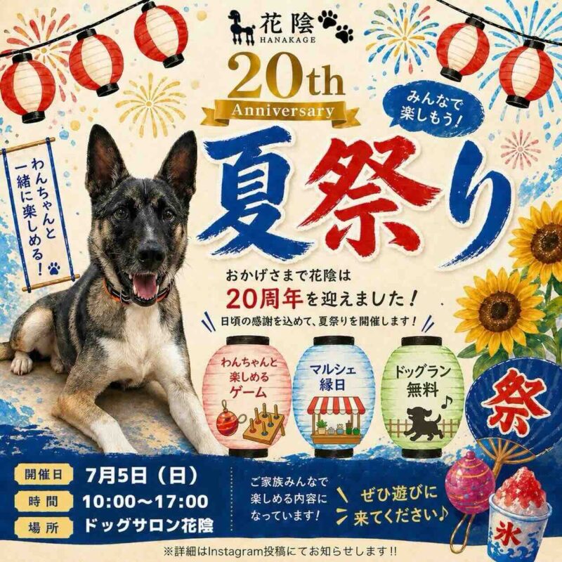 20th記念 花陰夏祭りのイベント画像