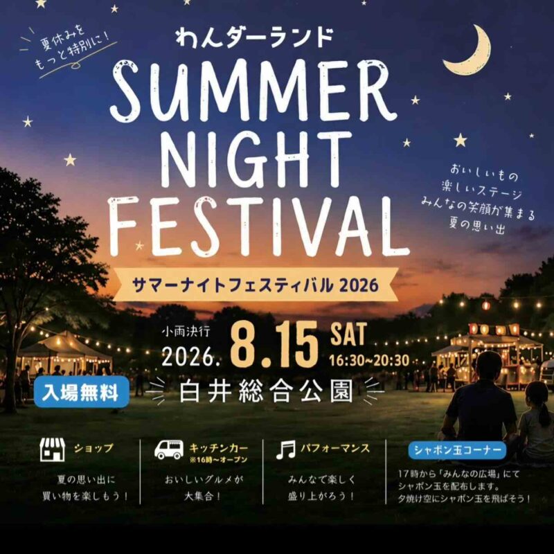 わんダーランド SUMMER NIGHT FESTIVAL 2026のイベント画像