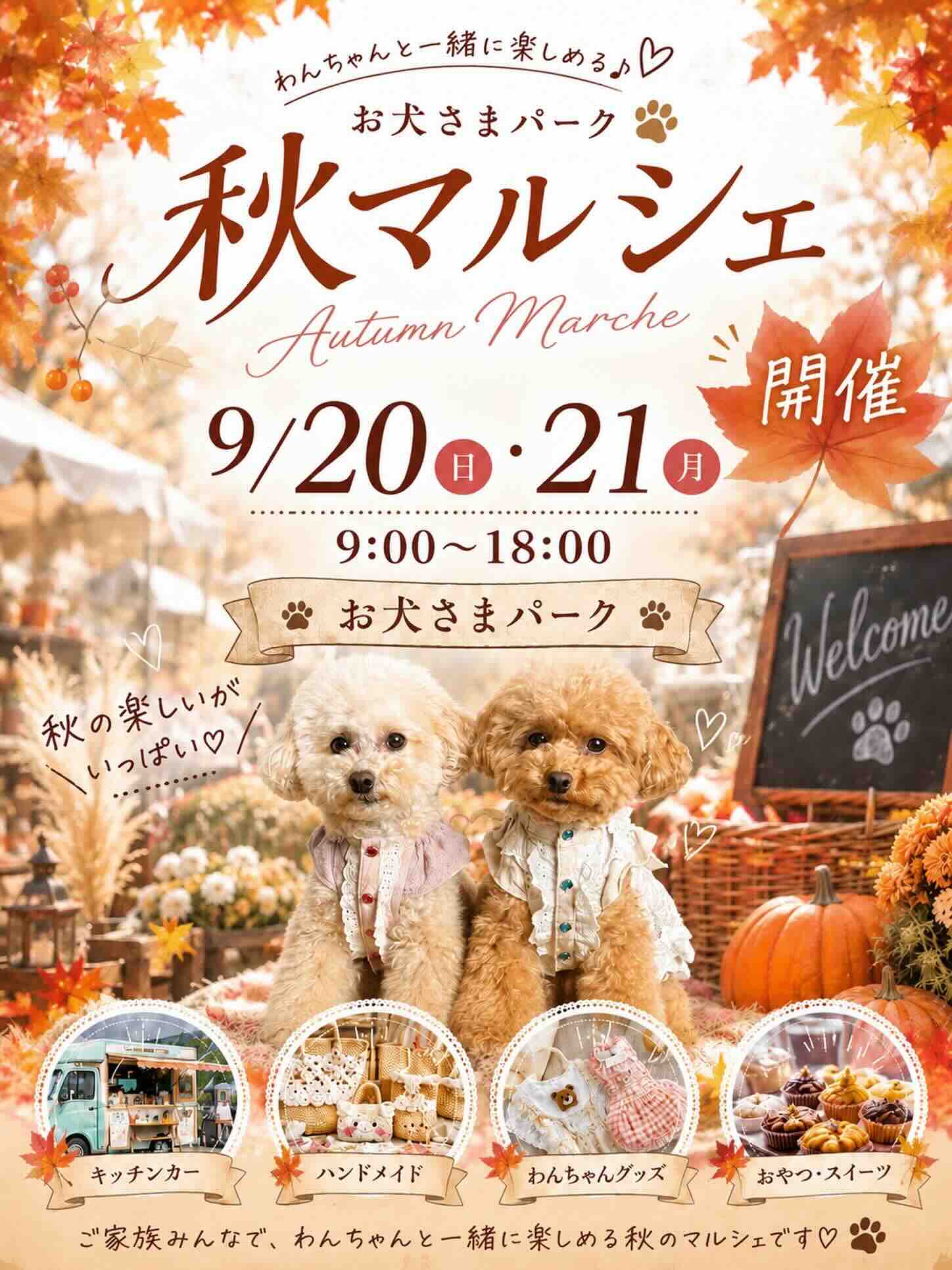 犬さまパーク 秋マルシェ のイベント画像